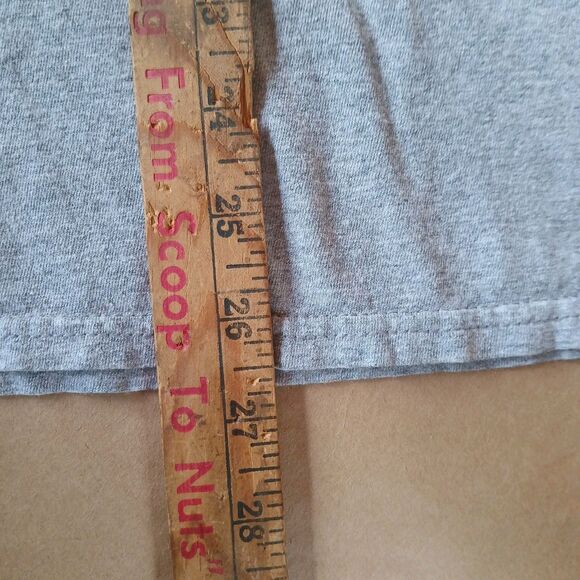 Scooby-Doo! Graphic T-shirt Size L Heather Gray Short Sleeve 90s Cartoon Classic - Picture 6 of 6